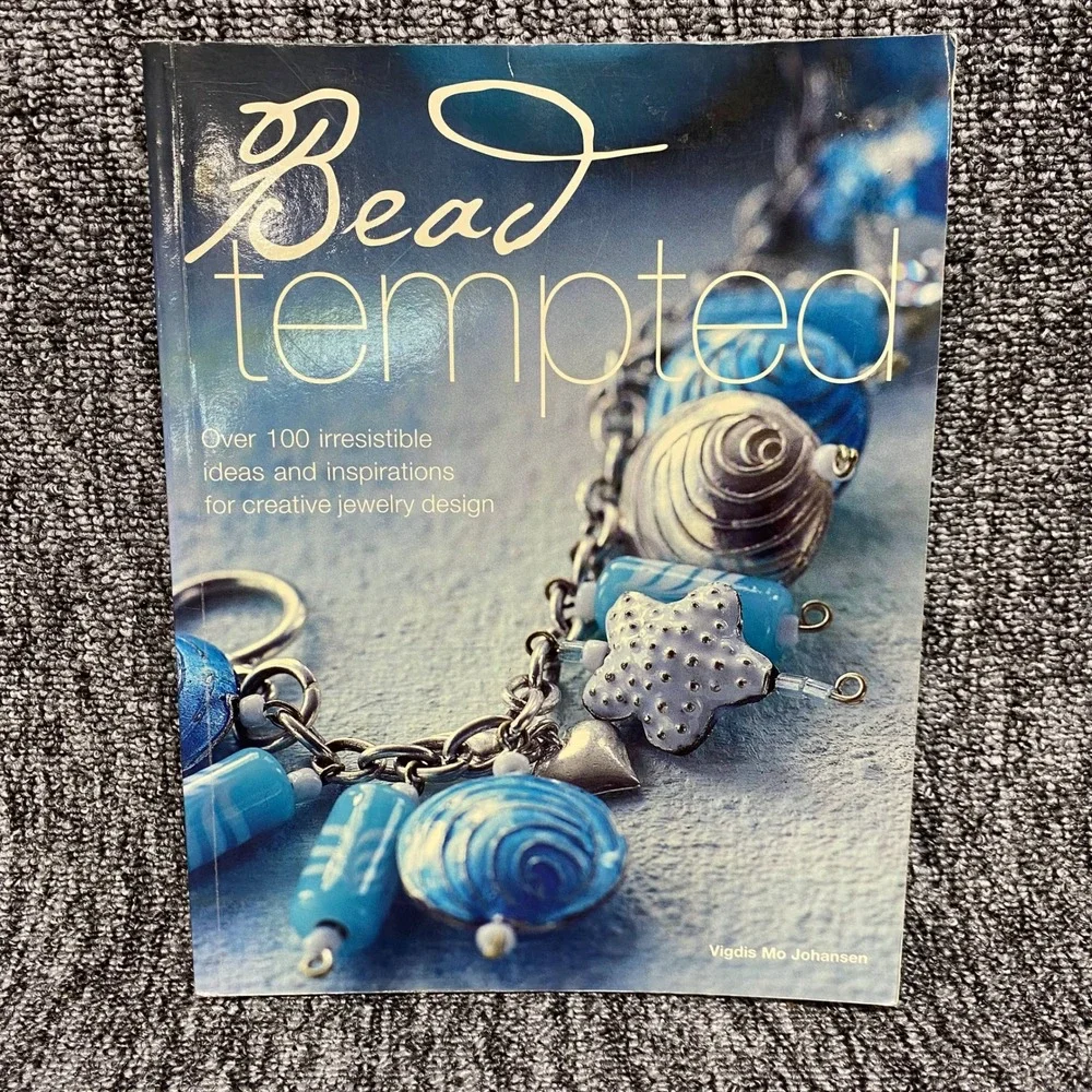 David and Charles Bead Tempted Jewelry Craft Book OS Blue DIY Design Inspiration